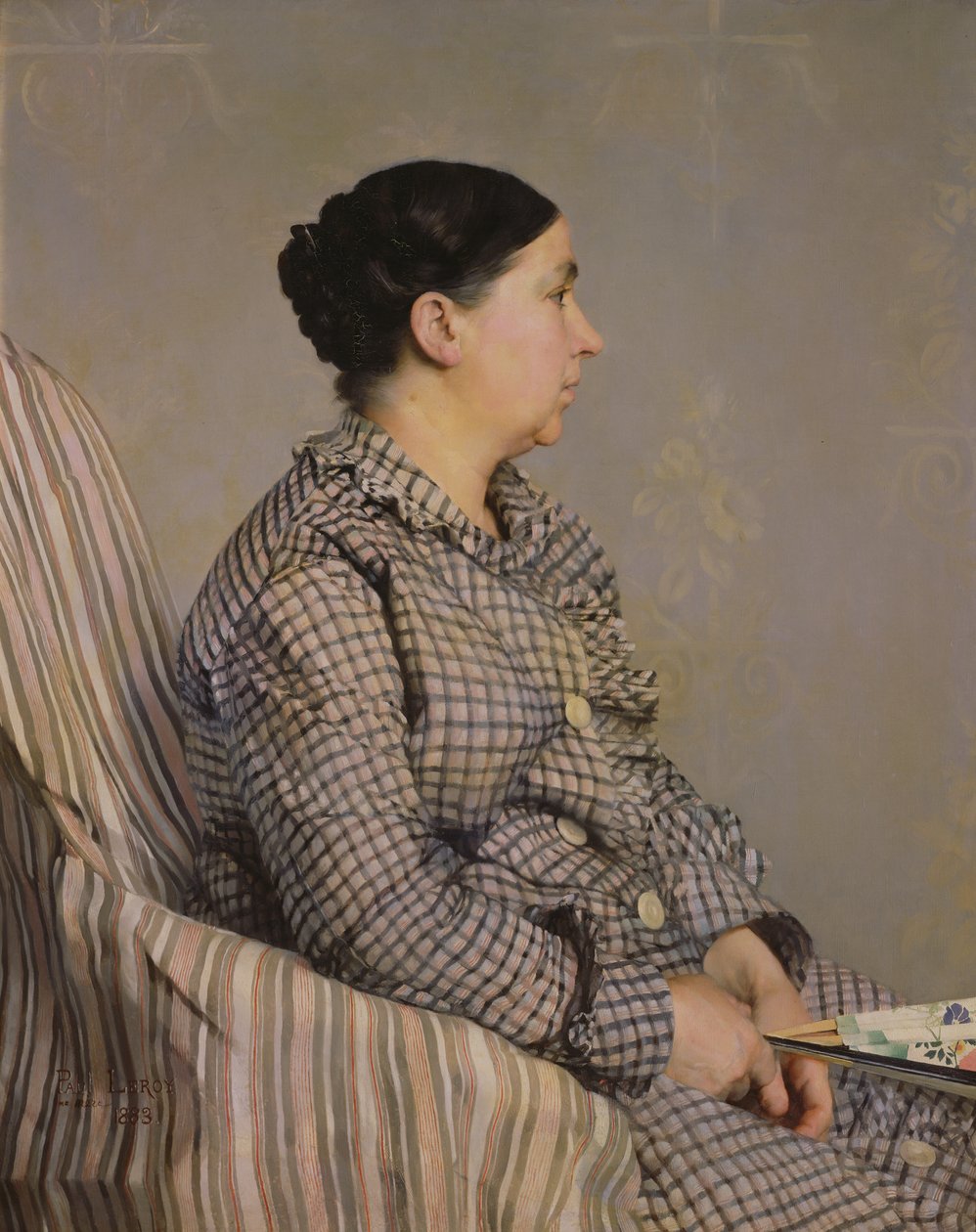 Die Mutter des Künstlers, 1883 von Paul Alexander Alfred Leroy