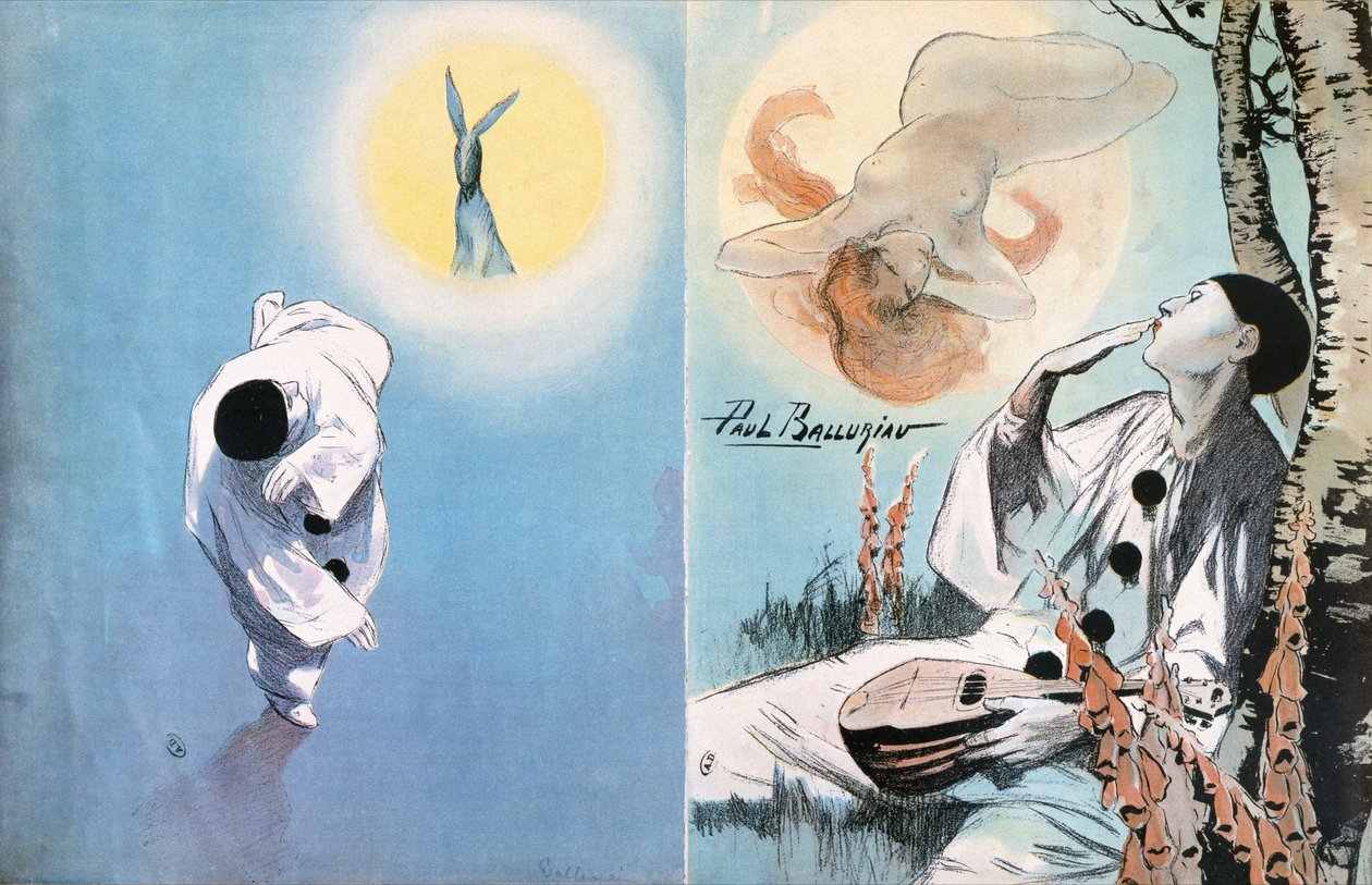 Pierrot, ca. 1900 von Paul Balluriau