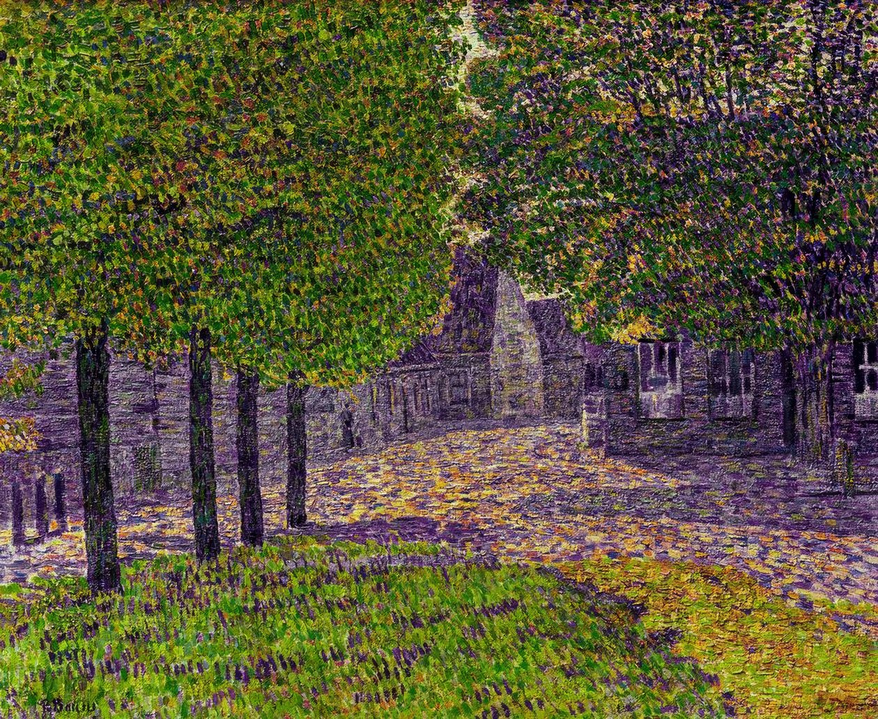 Platz in St. Anna, Holland von Paul Baum