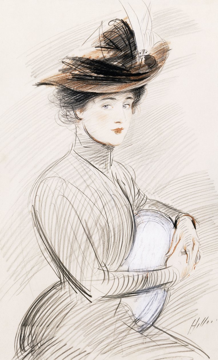 Eine elegante Dame von Paul Cesar Helleu