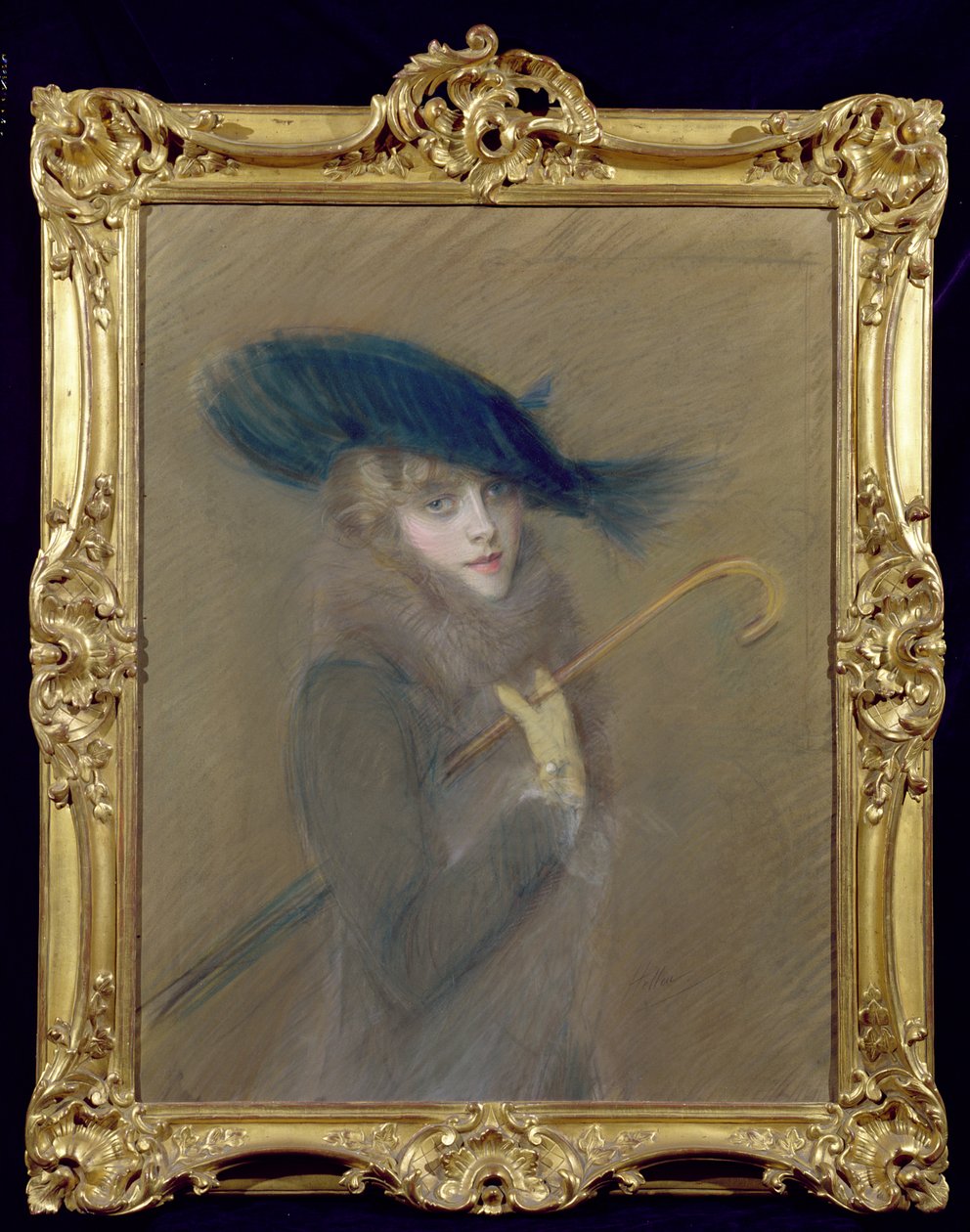 Elegante Dame von Paul Cesar Helleu