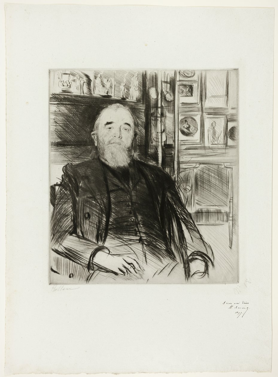 Porträt von Alexis Rouart von Paul Cesar Helleu