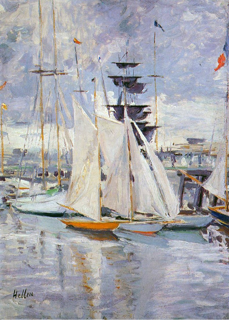 Der Hafen, Deauville, Normandie, 1912 von Paul Cesar Helleu