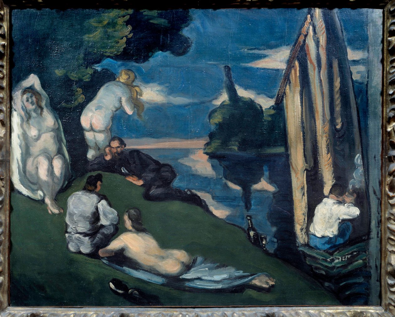 Pastorale oder Idyll von Paul Cézanne