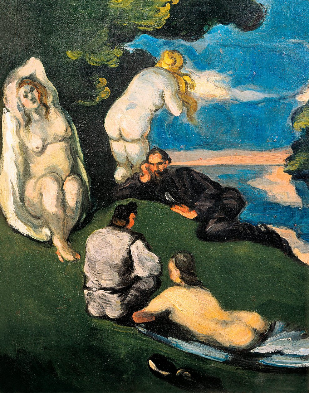 Pastorale oder Idyll von Paul Cézanne