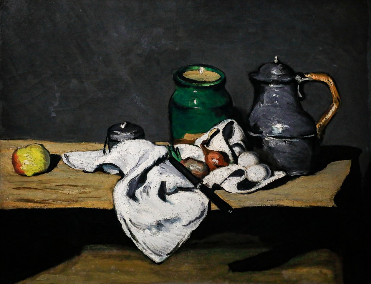 Stillleben mit einem Kessel von Paul Cézanne