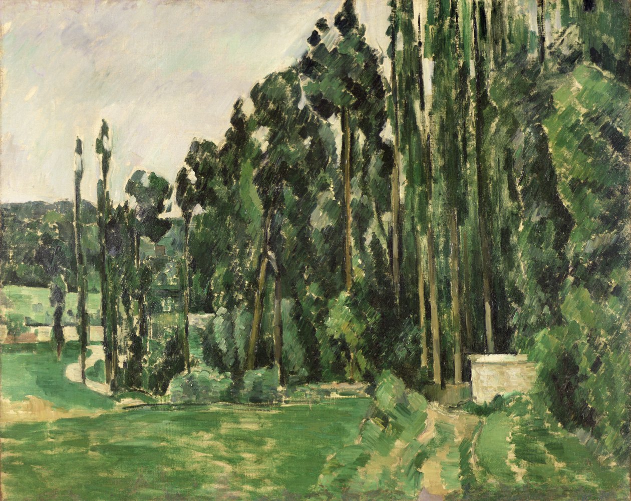 Die Pappeln von Paul Cézanne