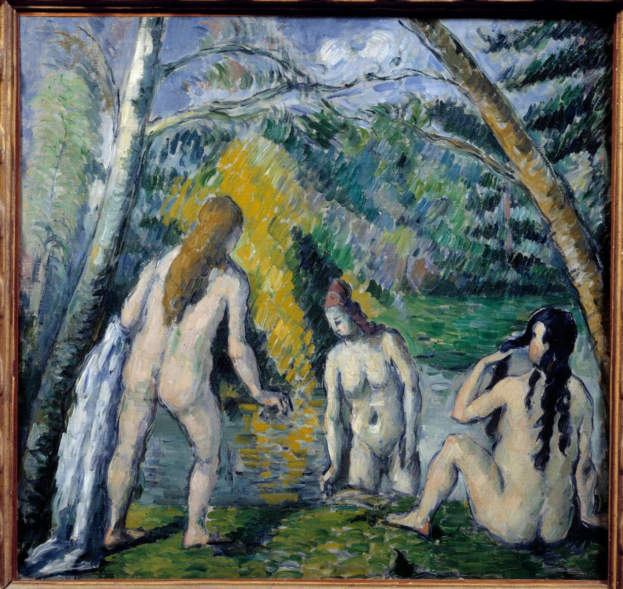 Drei Badende von Paul Cézanne