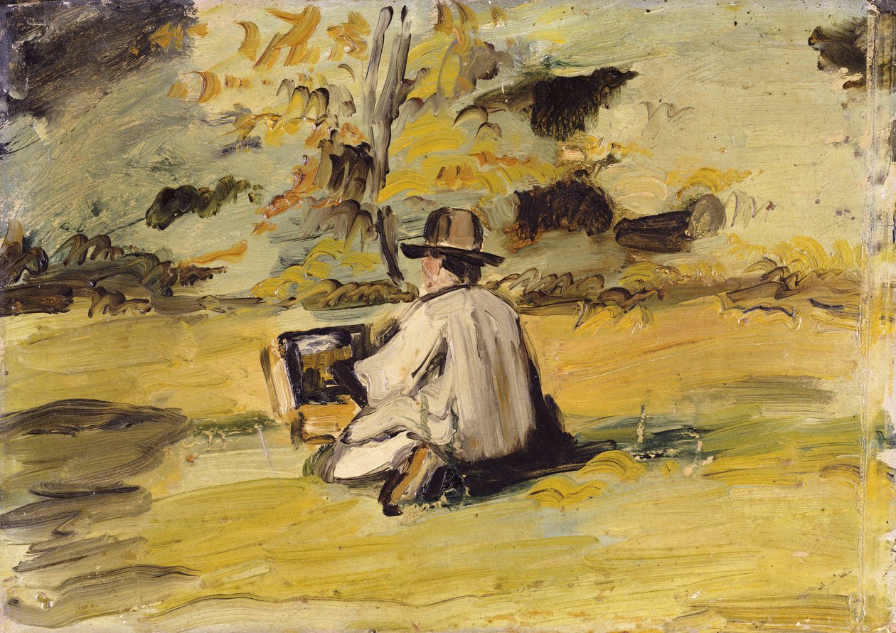 Ein Maler bei der Arbeit von Paul Cézanne