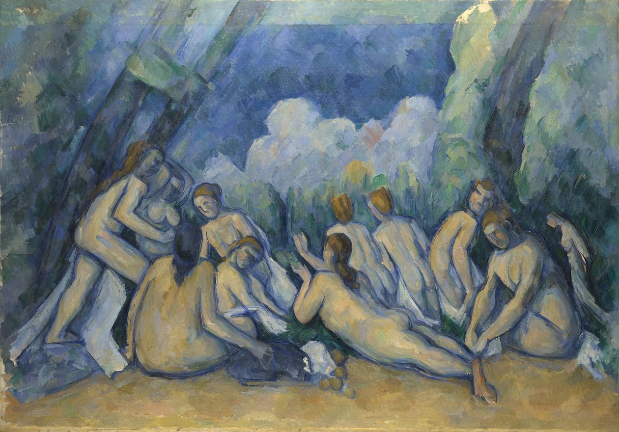 Badende (Les Grandes Baigneuses) von Paul Cézanne