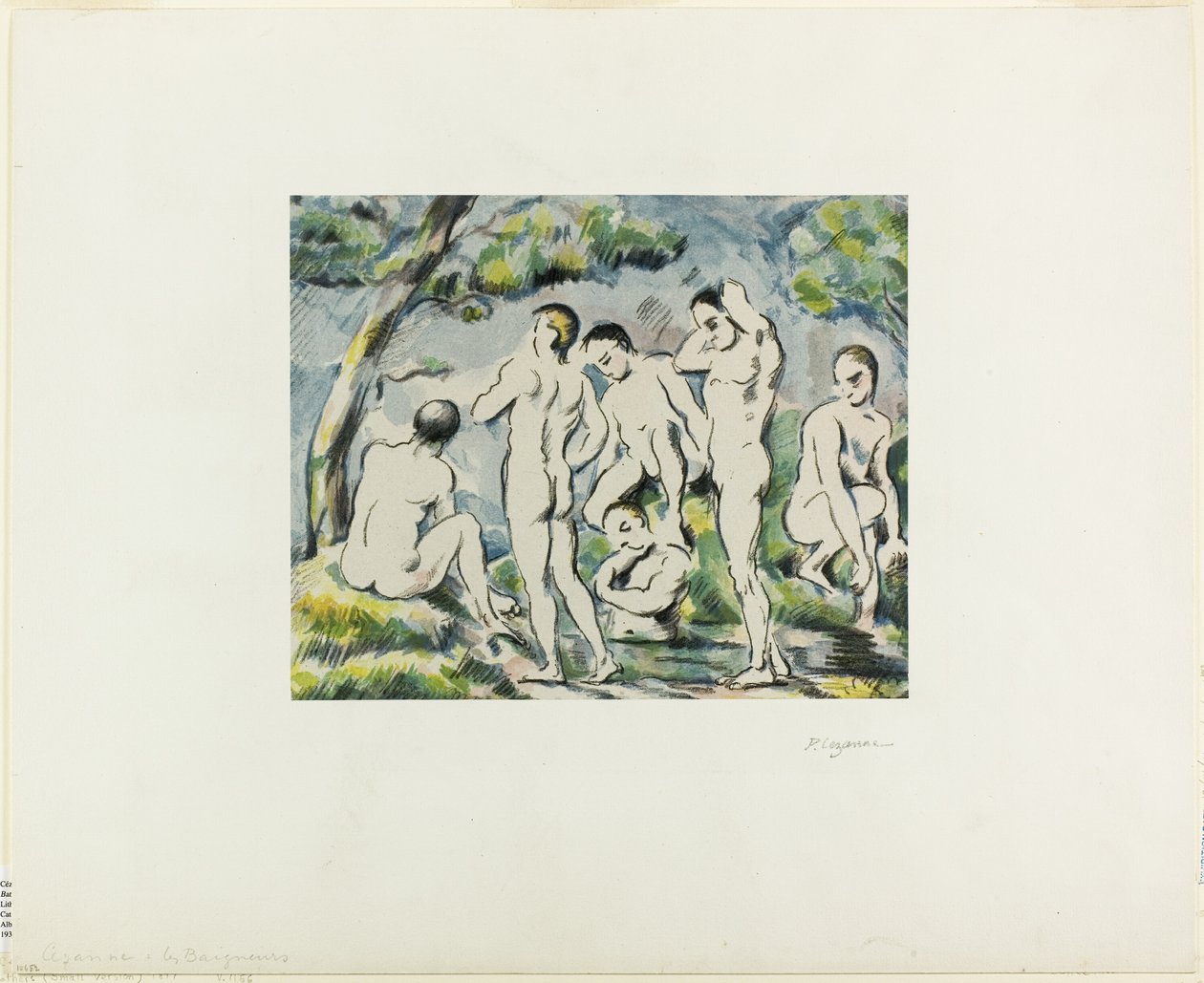 Badende von Paul Cézanne