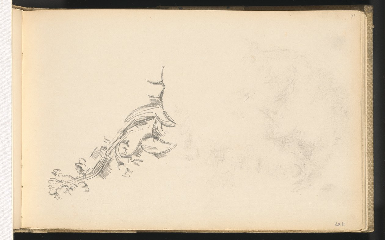 Blühender Zweig von Paul Cézanne