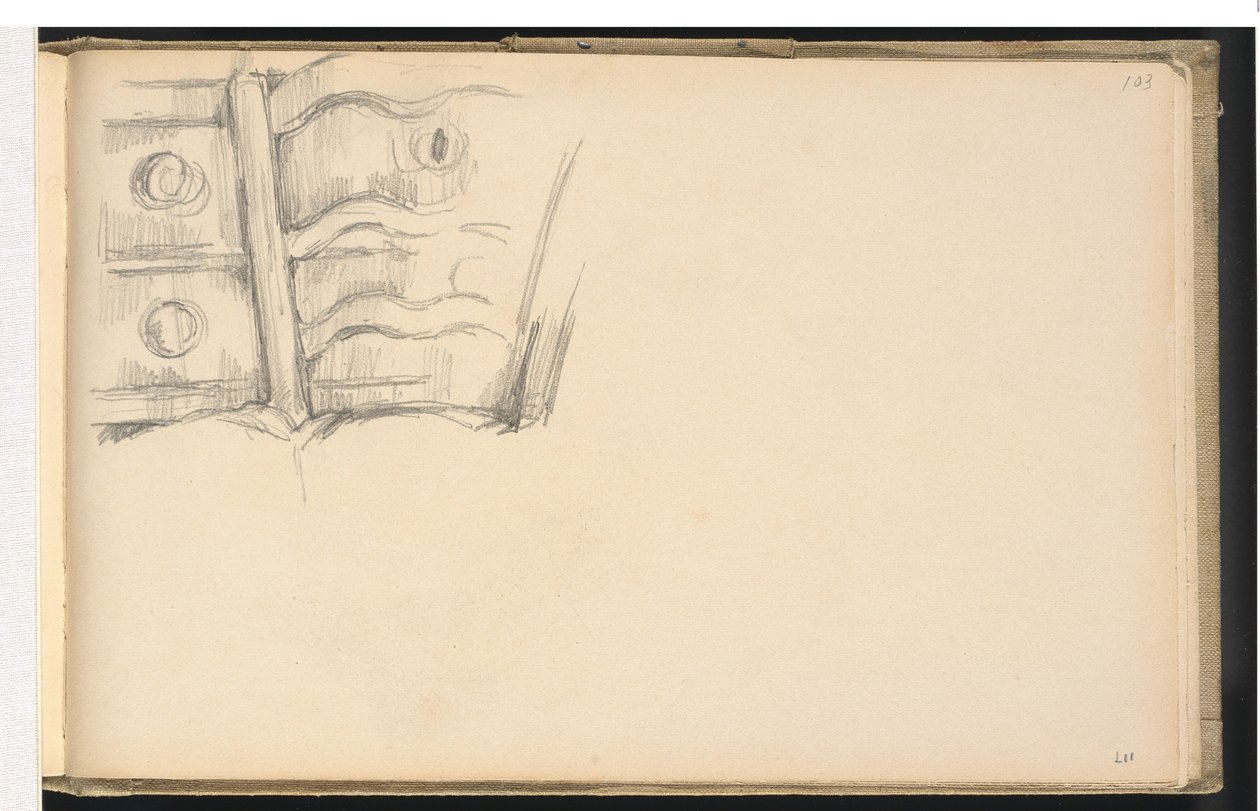 Stuhl und Kommode von Paul Cézanne