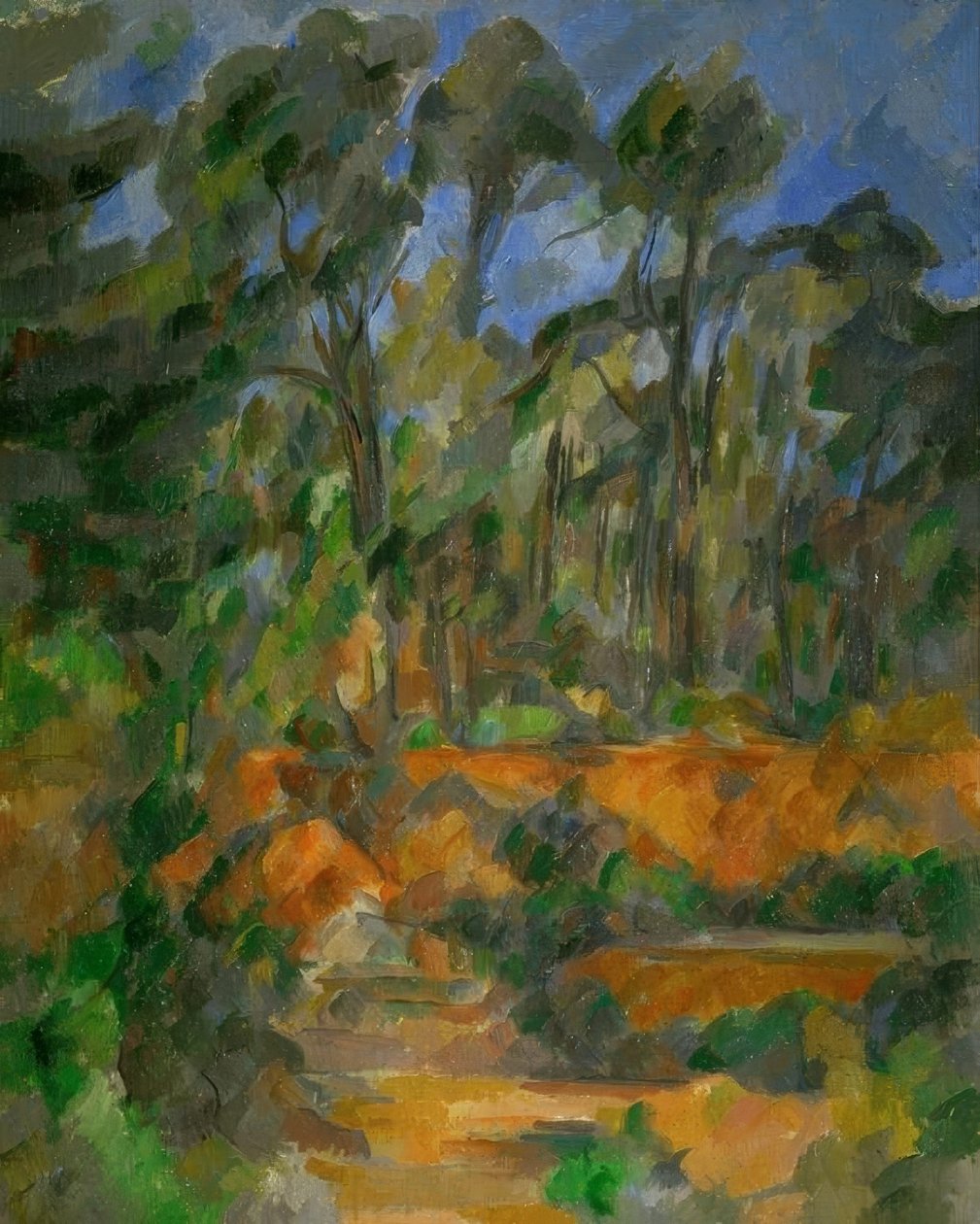 Lichtung von Paul Cézanne