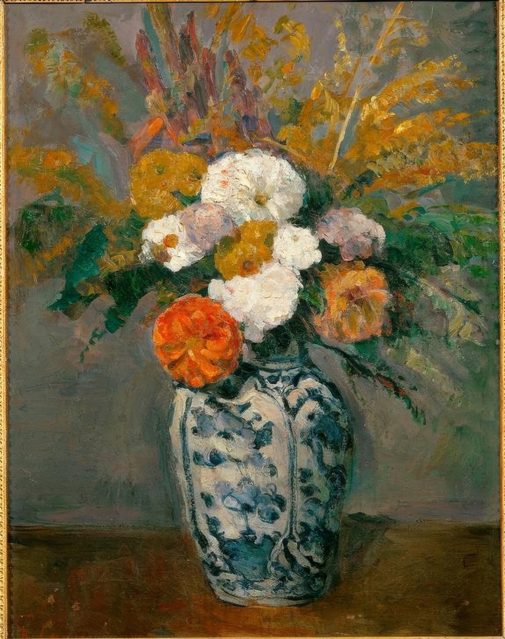 Dahlien von Paul Cézanne