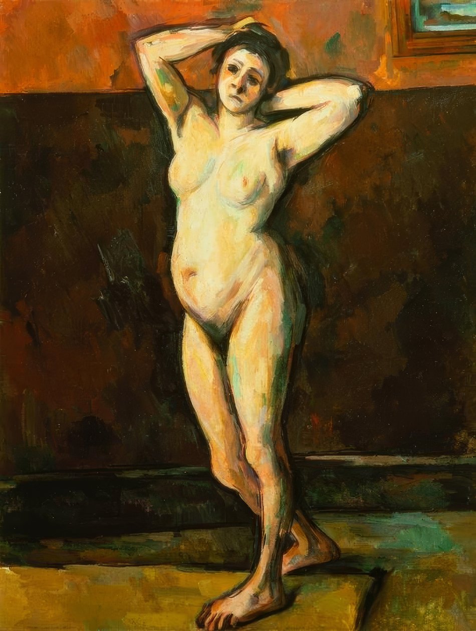 Stehende nackte Frau von Paul Cézanne