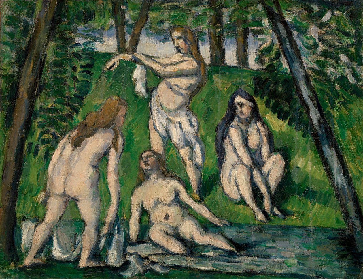 Vier Badende von Paul Cézanne