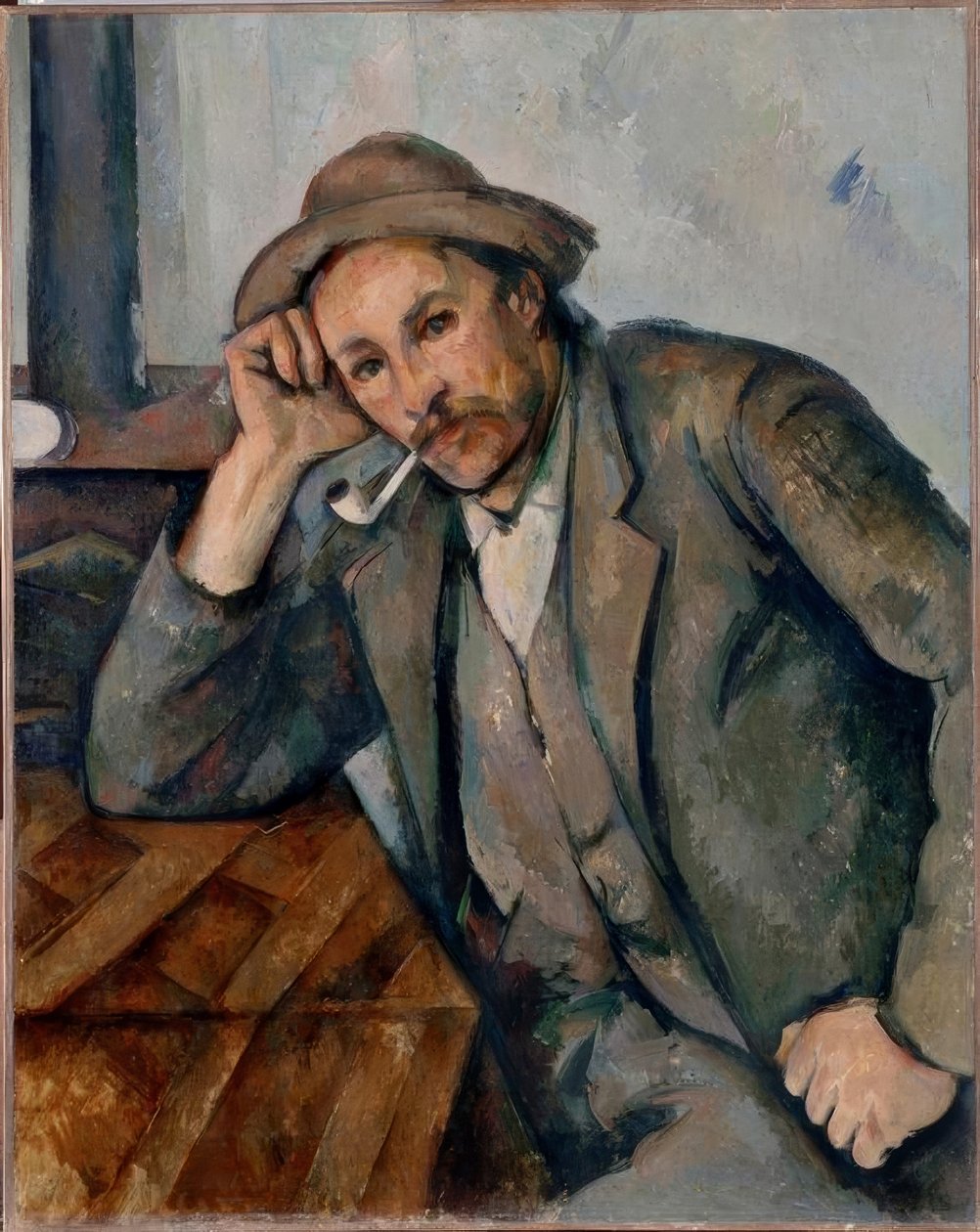 Rauchender Mann von Paul Cézanne