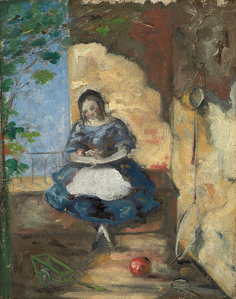 Mädchen; Fillette, 1872-3 von Paul Cézanne