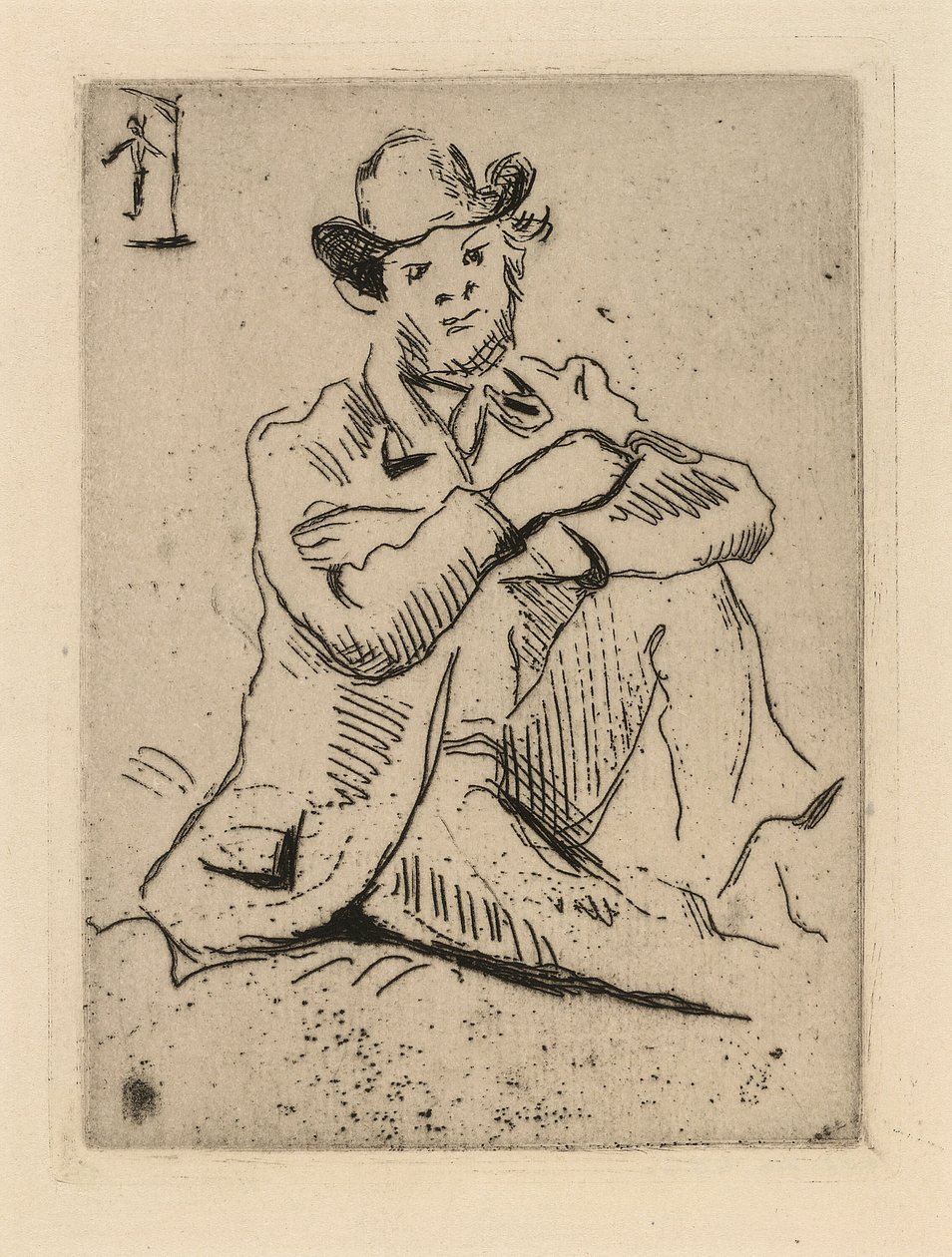 Guillaumin mit dem Gehängten von Paul Cézanne
