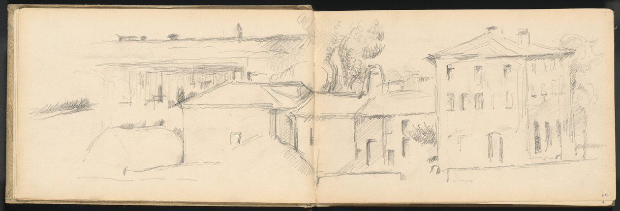 Landschaft in der Nähe von Aix-en-Provence von Paul Cézanne
