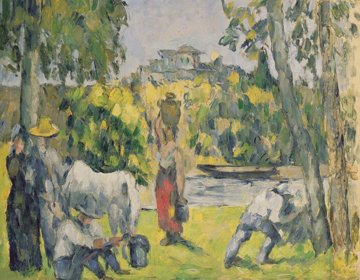 Leben auf dem Land, ca. 1875 von Paul Cézanne