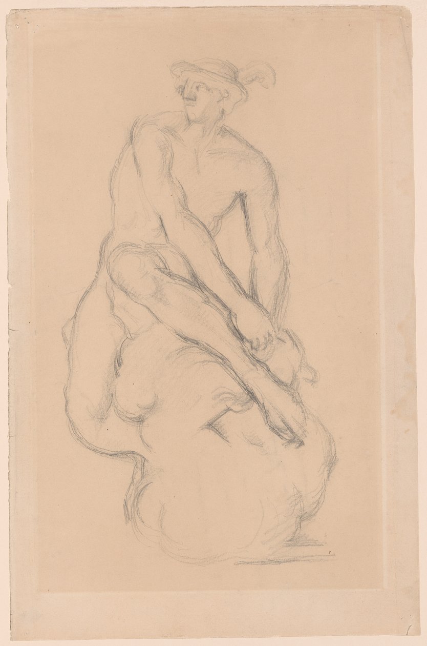 Merkur (nach Pigalle) von Paul Cézanne