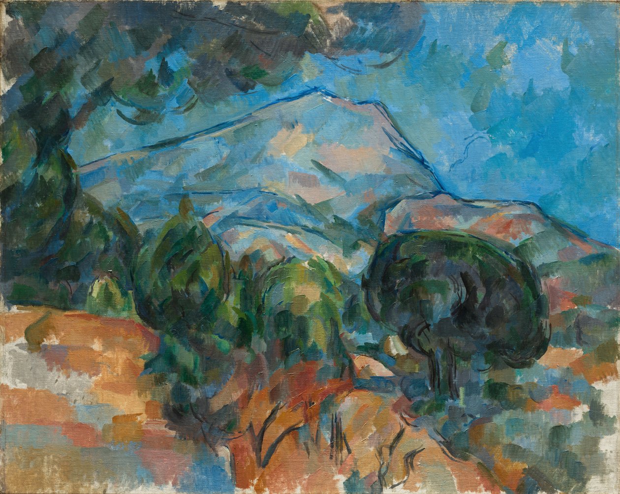 Mont Sainte-Victoire, ca. 1904 von Paul Cézanne