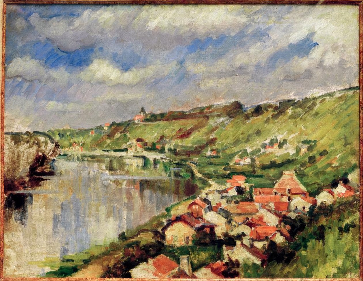Paysage au bord de l’Oise von Paul Cézanne