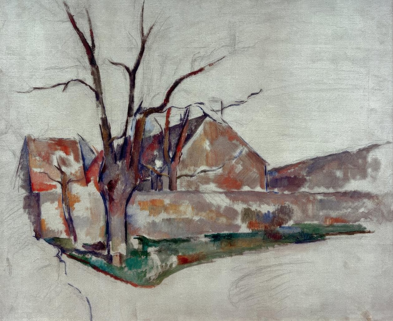 Winterlandschaft von Paul Cézanne