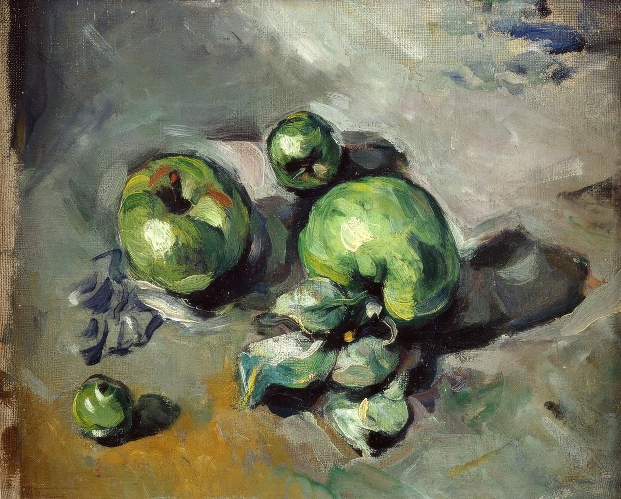 Grüne Äpfel von Paul Cézanne