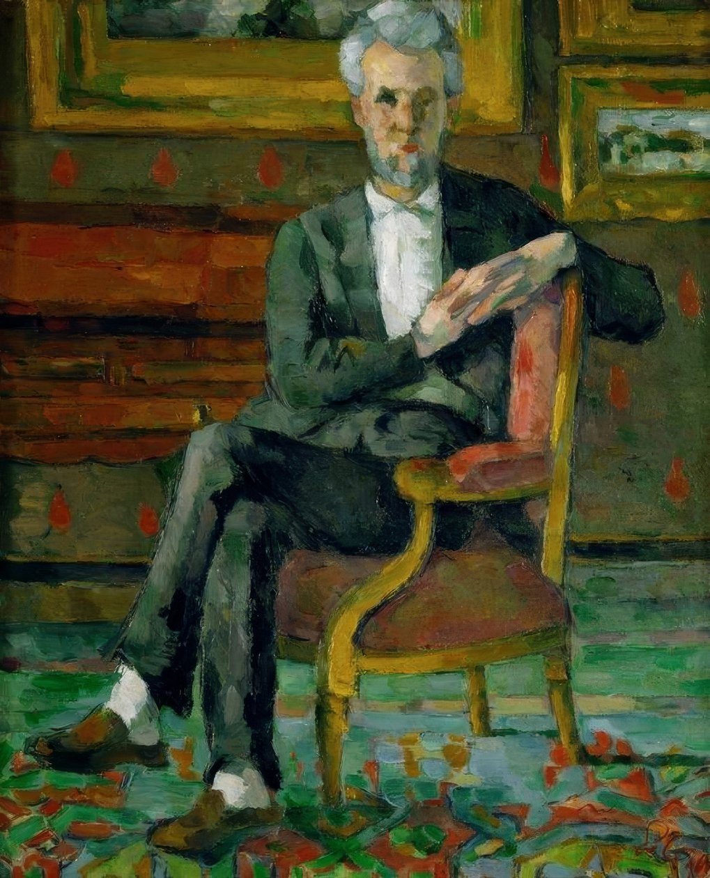 Portrait de Chocquet von Paul Cézanne