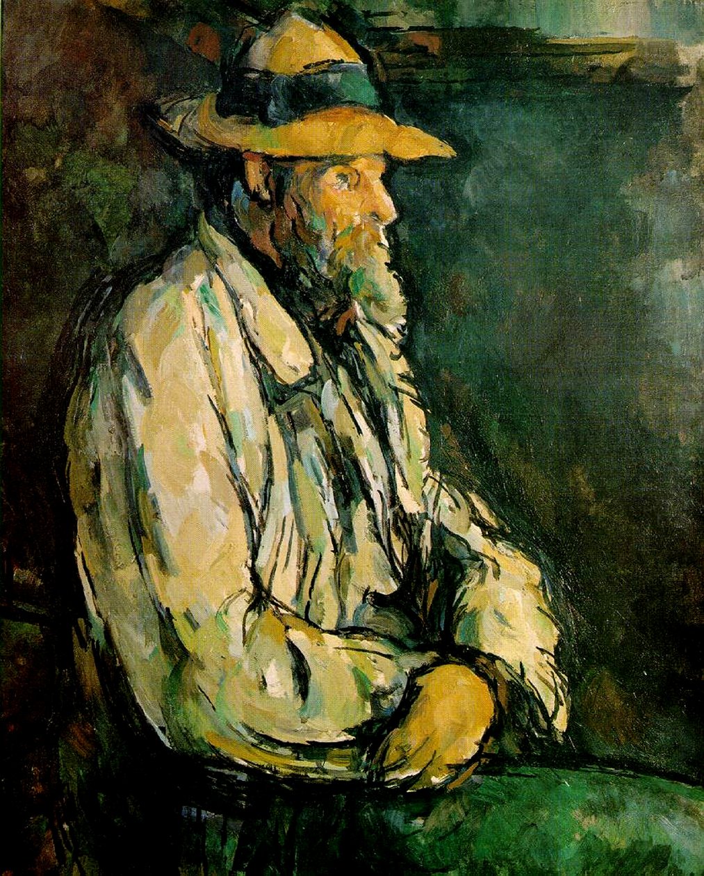 Porträt von Vallier, sitzend von Paul Cézanne