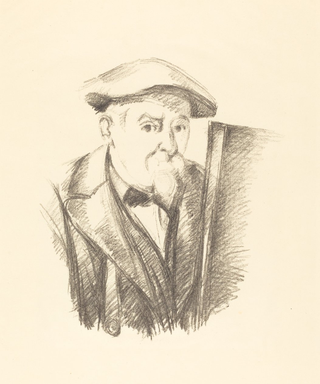 Selbstporträt, 1898 von Paul Cézanne