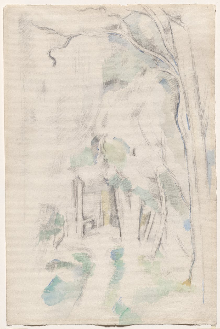 Waldweg von Paul Cézanne