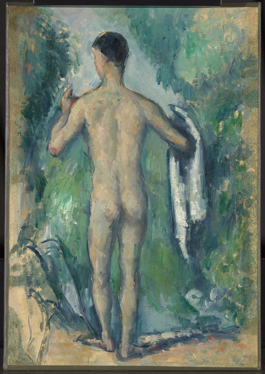 Stehende Badende, von hinten gesehen von Paul Cézanne