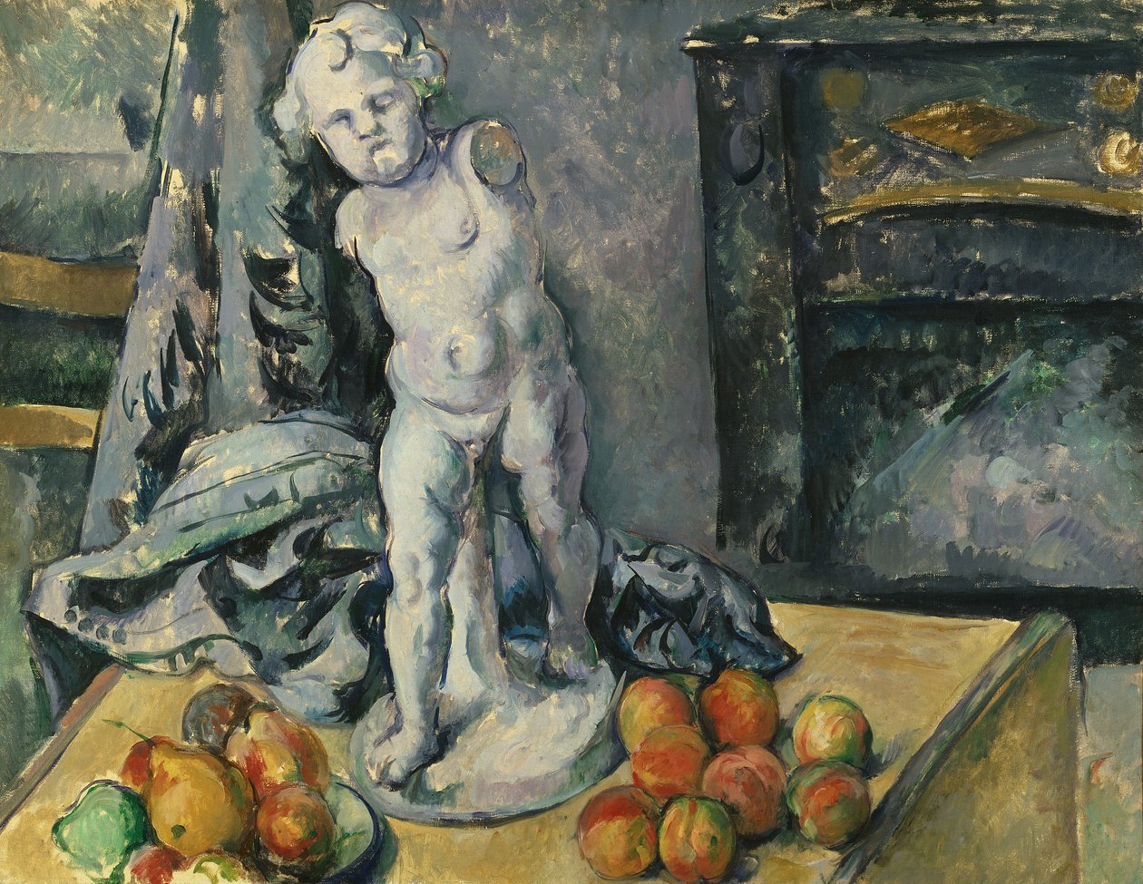 Stillleben mit Gips-Cupid, 1890er Jahre von Paul Cézanne