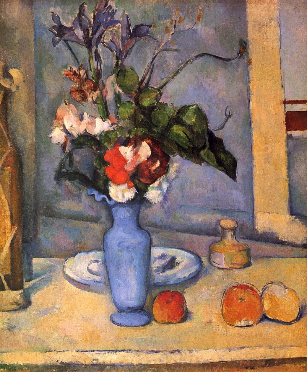 Stillleben mit blauer Vase von Paul Cézanne