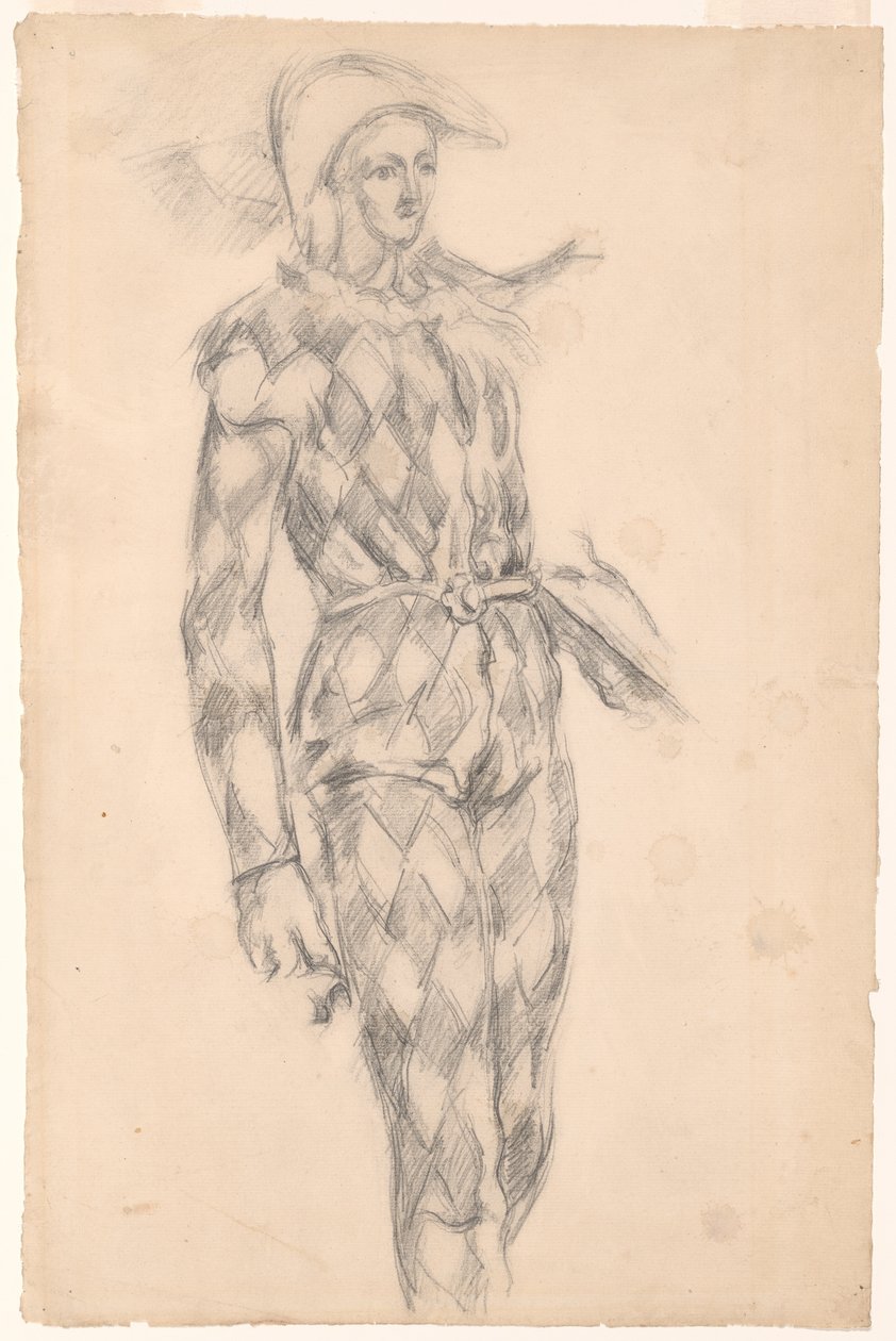 Studie eines Harlekins von Paul Cézanne