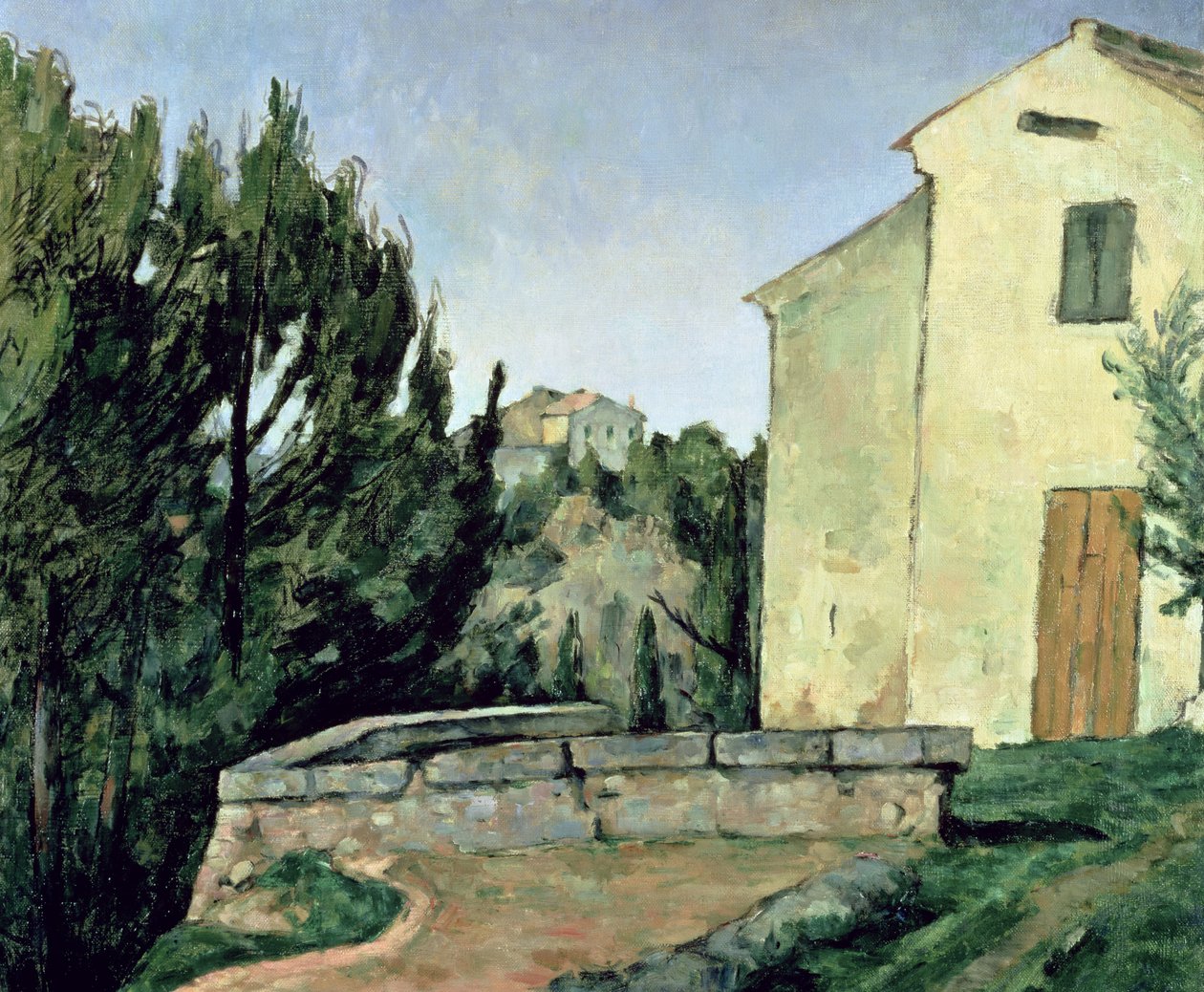 Das verlassene Haus in Tholonet von Paul Cézanne