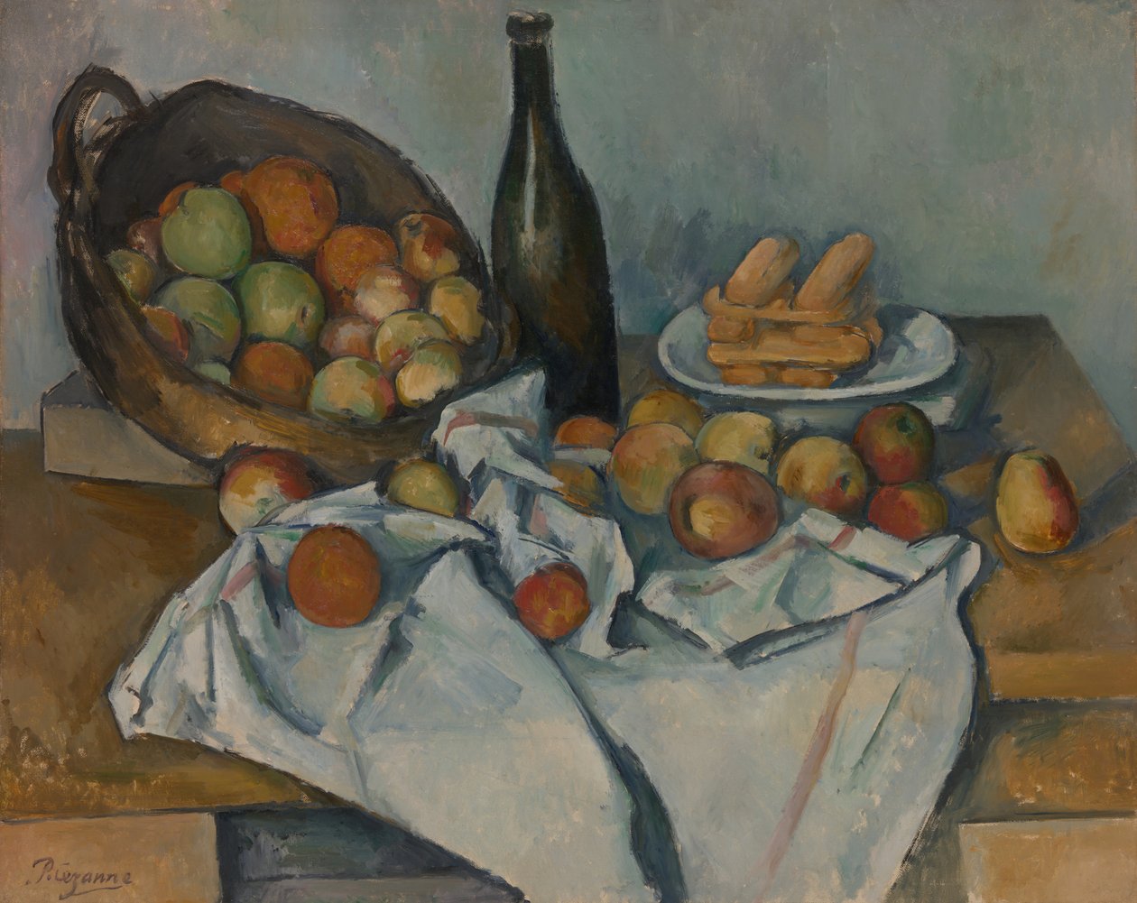 Der Korb mit Äpfeln von Paul Cézanne