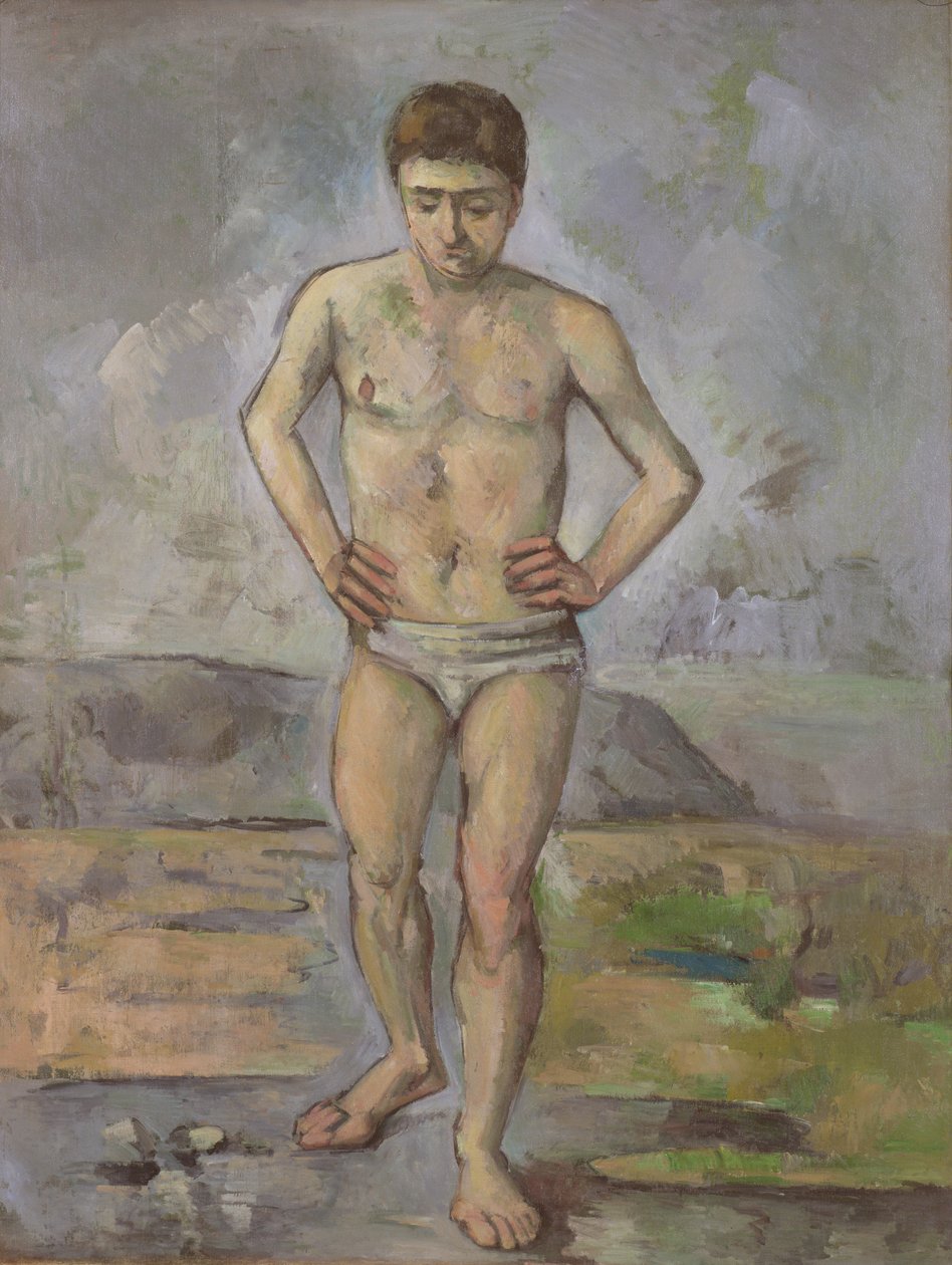 Der Badende, ca. 1885 von Paul Cézanne