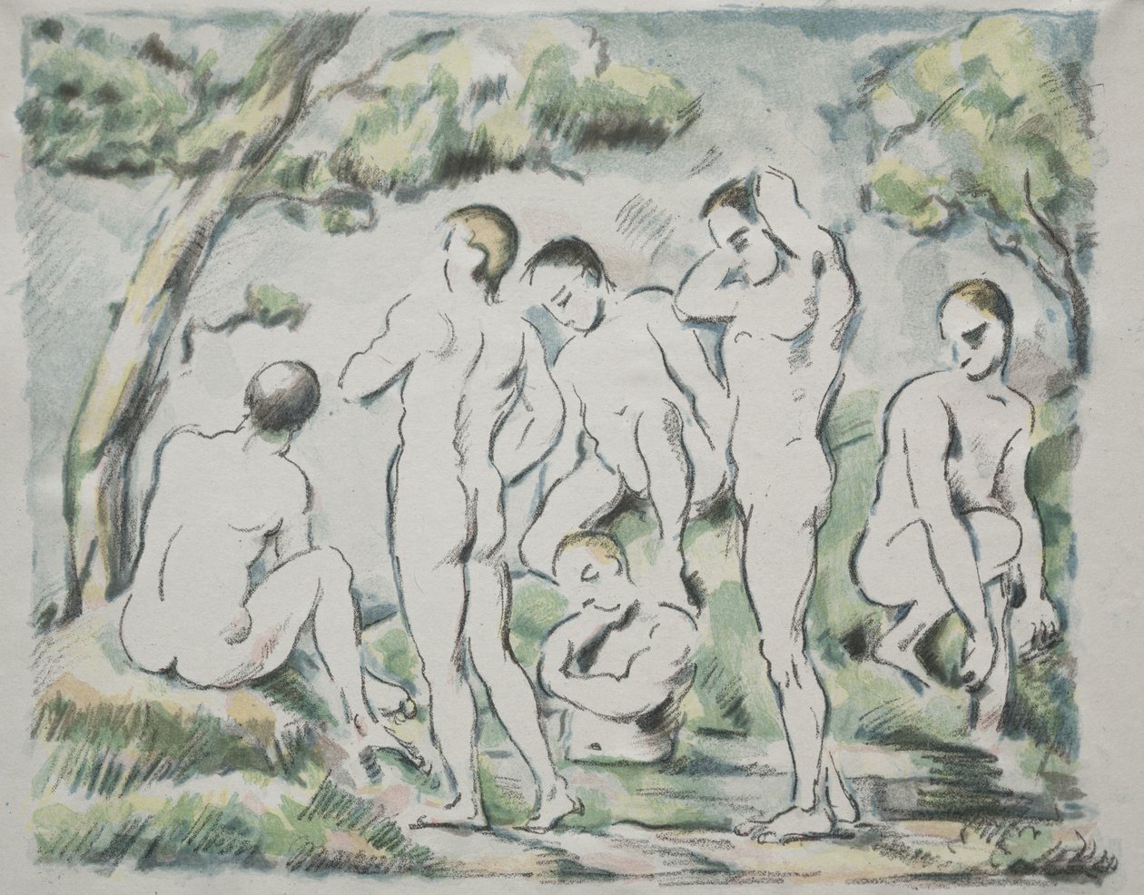 Die Badenden von Paul Cézanne