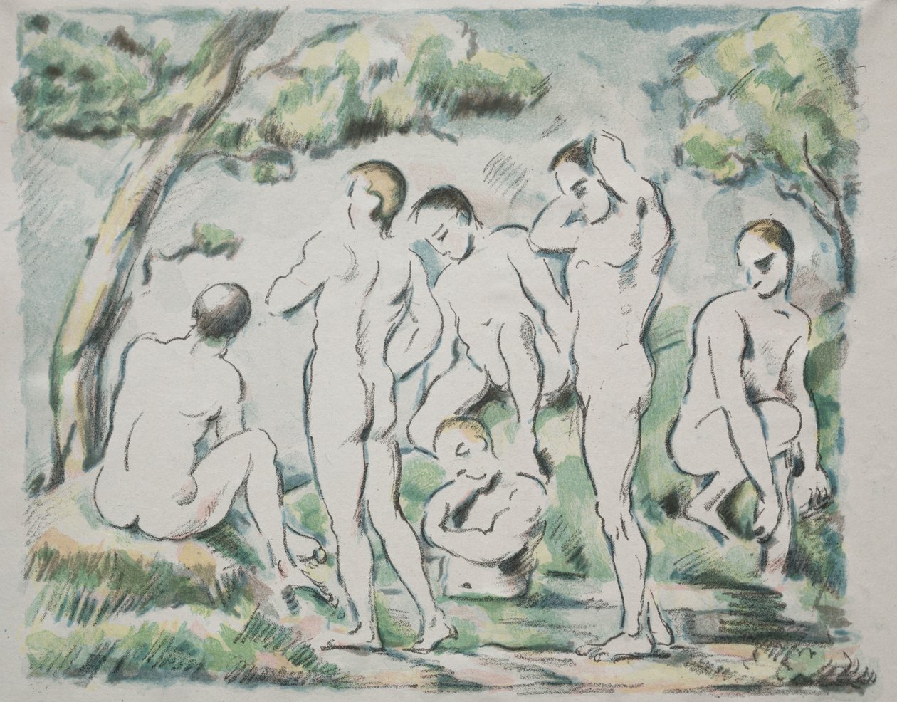 Die Badenden von Paul Cézanne