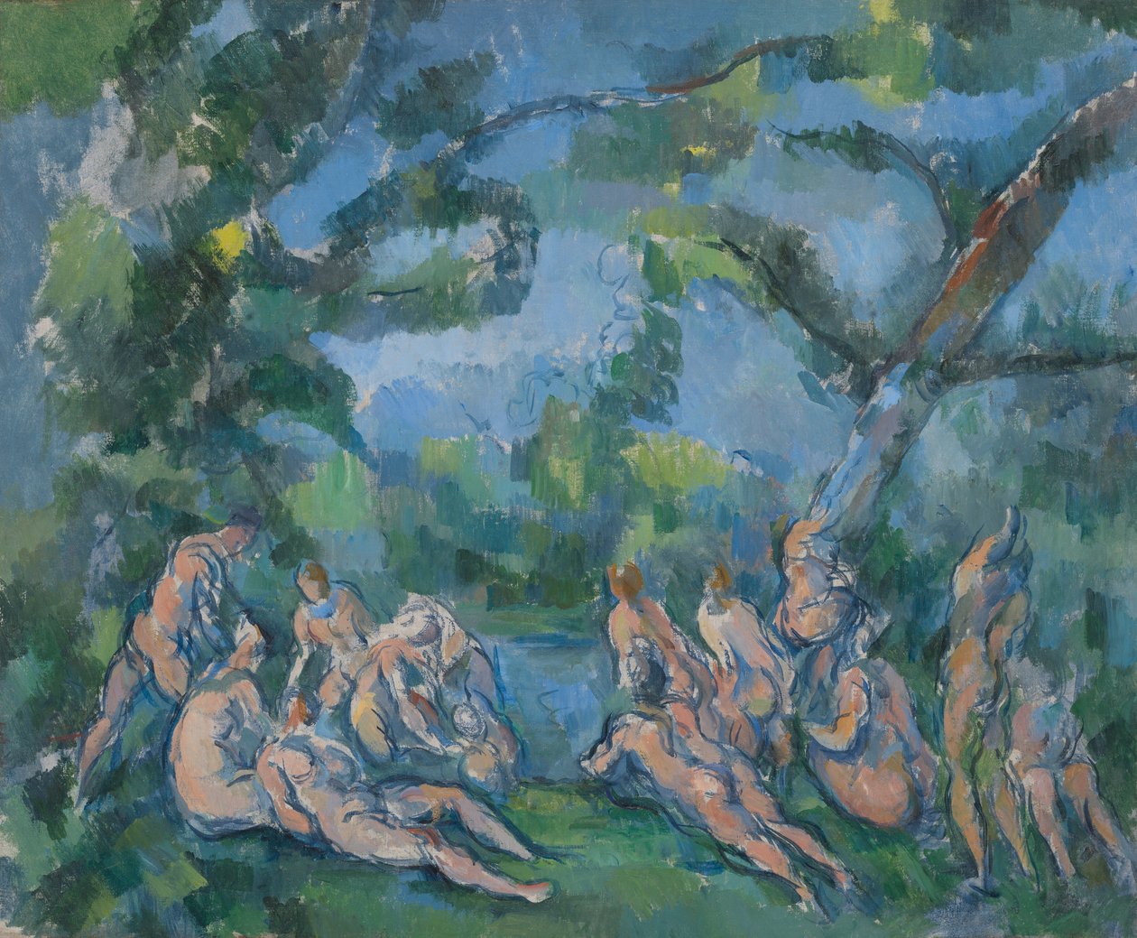 Die Badenden von Paul Cézanne