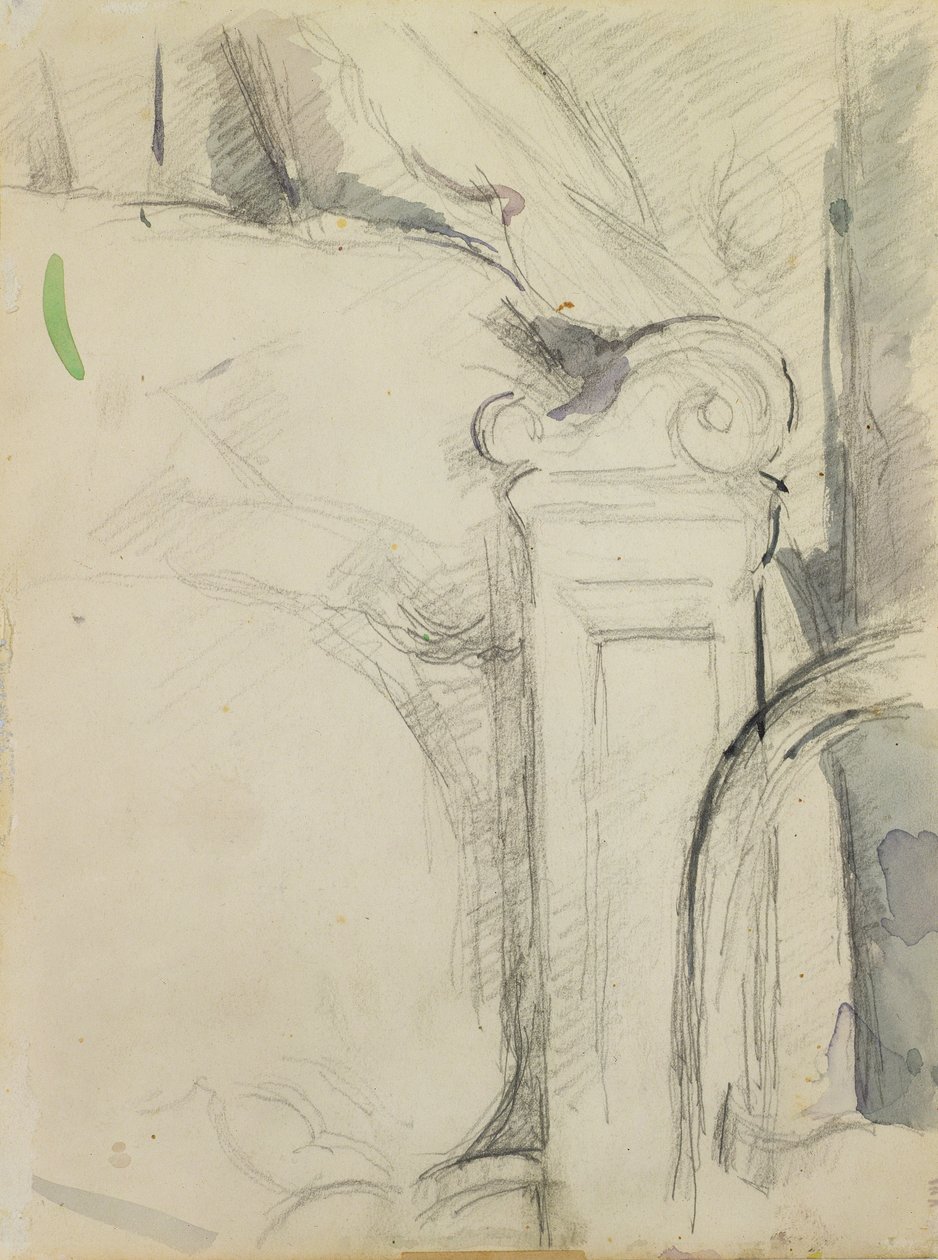 Das Bettgestell von Paul Cézanne