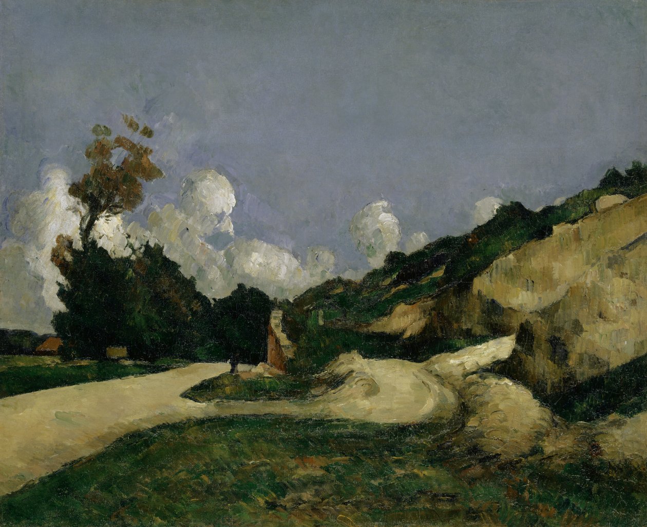 Die Landstraße von Paul Cézanne