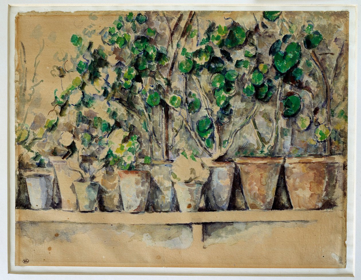 Die Blumentöpfe von Paul Cézanne
