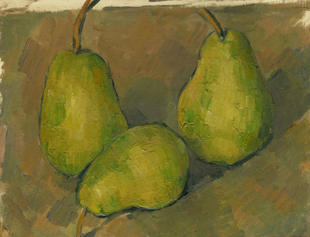 Drei Birnen, 1878-1879 von Paul Cézanne