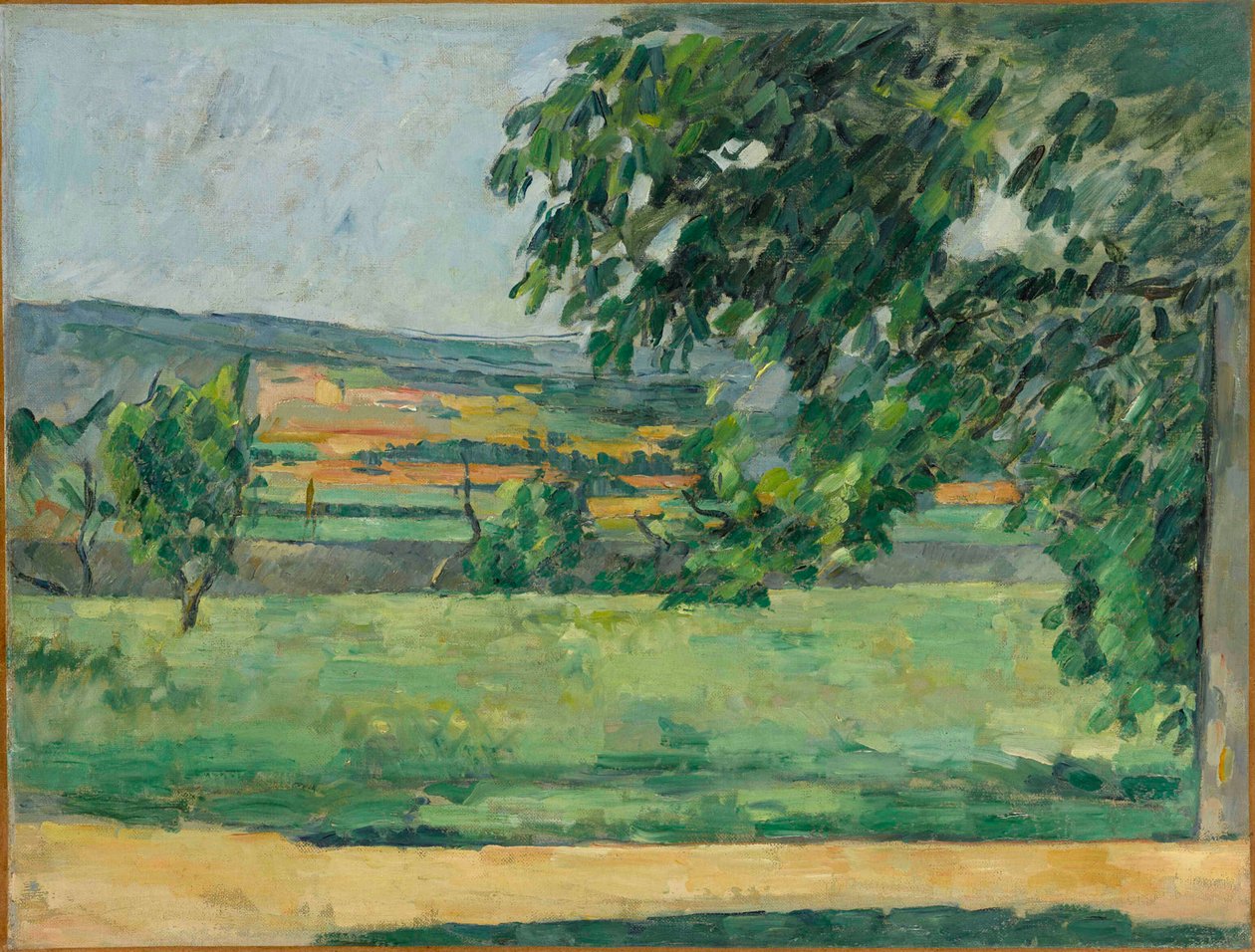 Vue du Jas de Bouffan von Paul Cézanne